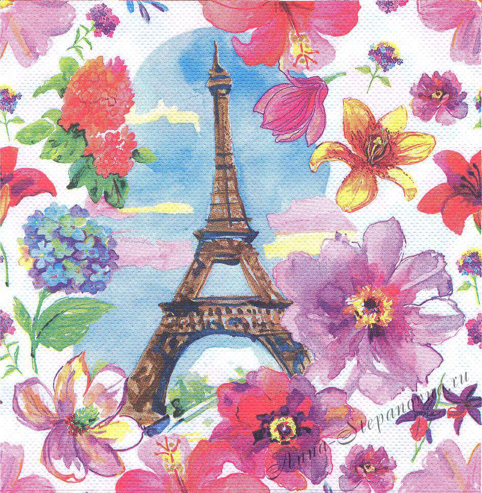 Салфетка «Весна в Париже»