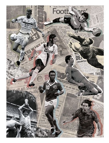 Рисовая бумага «Футбол. История в лицах»