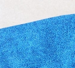 Ткань для пэчворка и скрапбукинга Синие завитки