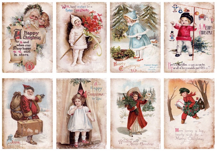 Американские Рождественские открытки