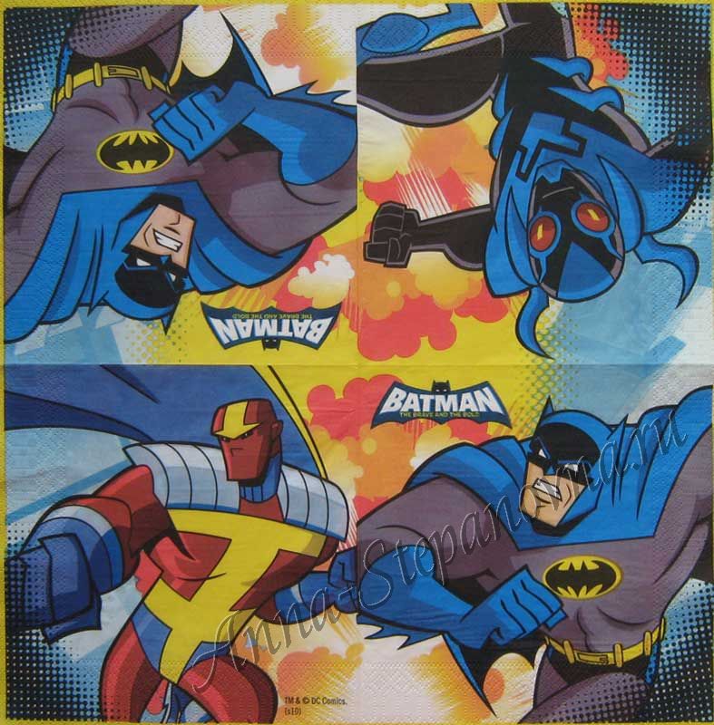 Салфетка для декупажа «Бэтмен. Комиксы»