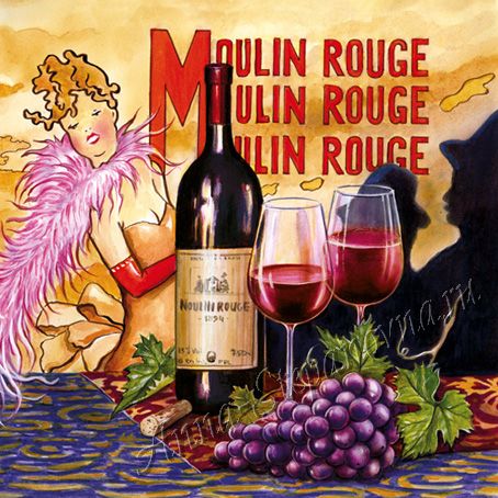 Салфетка для декупажа «Moulin Rouge» №412