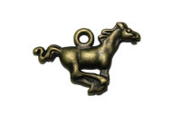 Подвеска «Скачущая лошадь» бронза