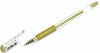 Ручка гелевая золотая