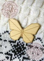 Заготовка «Бабочка. Оригами» значок