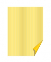 Лист бумаги Линии желтые
