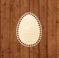Деревянное донышко «Яйцо» для корзины 15х20 см