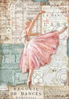 Бумага рисовая Страсть. Балерина