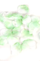 Лепестки на свадьбу бело-зеленые
