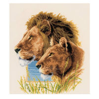 Набор для вышивания «Пара львов»